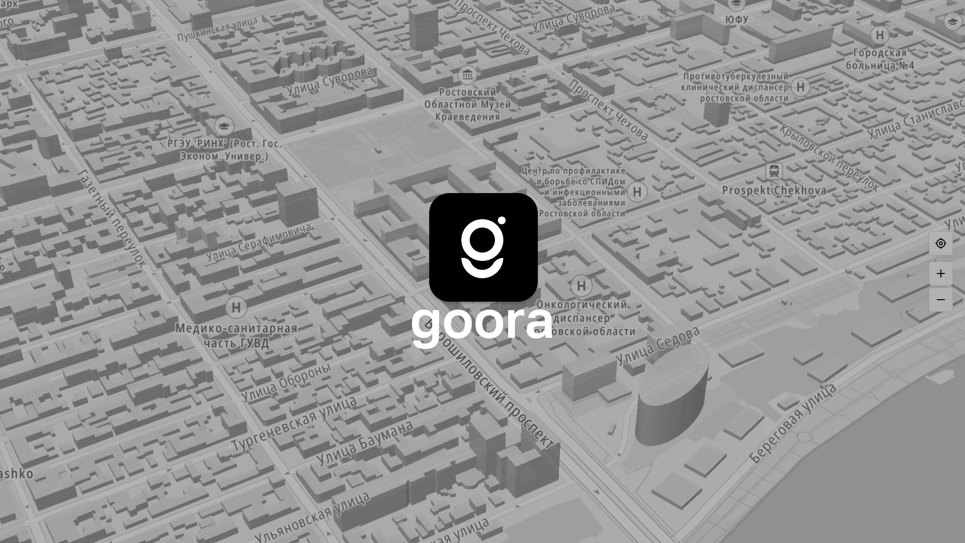 Превью интерфейса Goora
